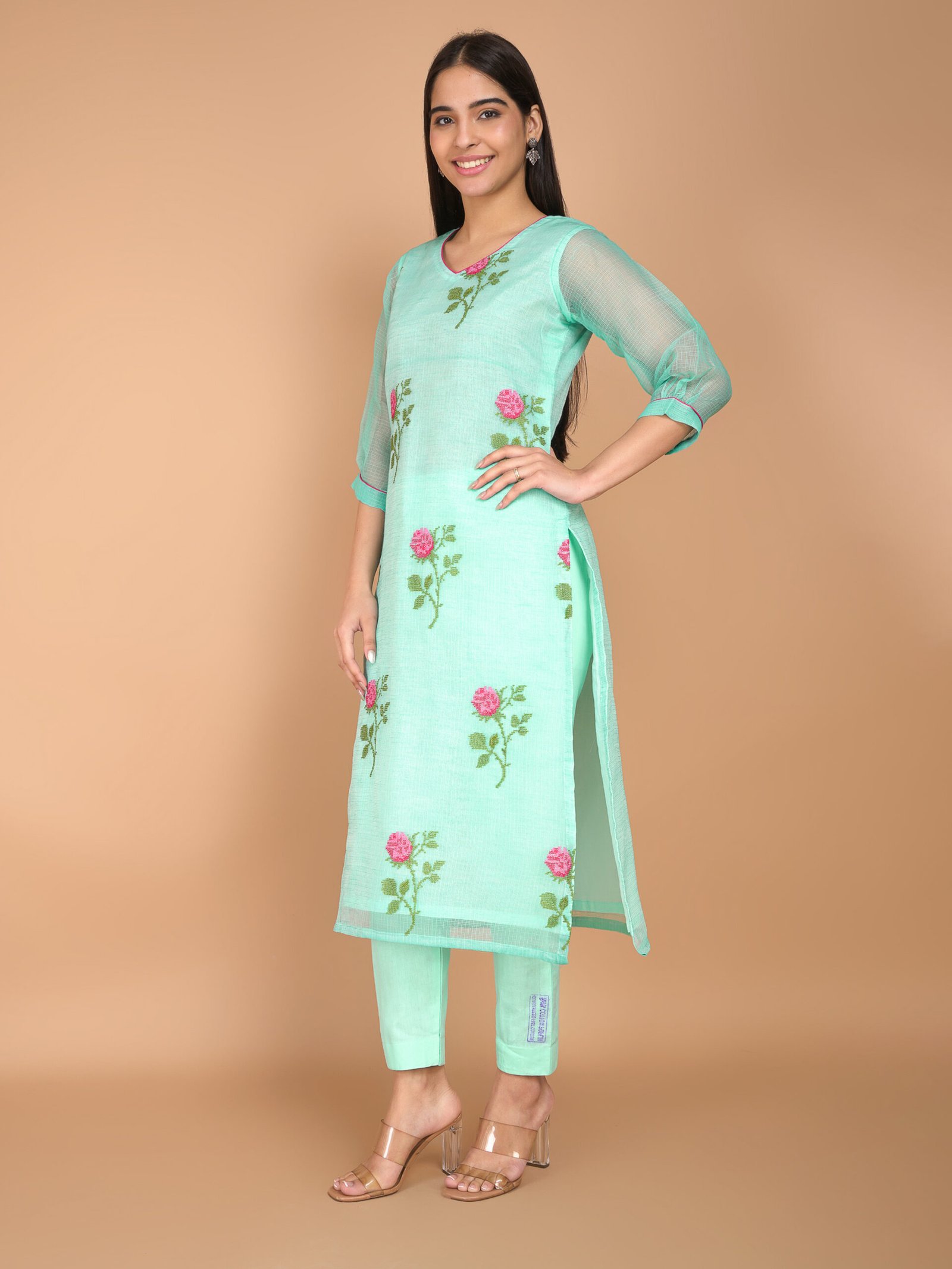 Blue Blossom Kota Doria - Sahee Livings