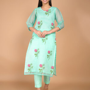 Blue Blossom Kota Doria - Sahee Livings
