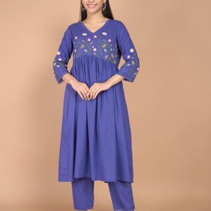 Floral Ecstacy Blue - Sahee Livings