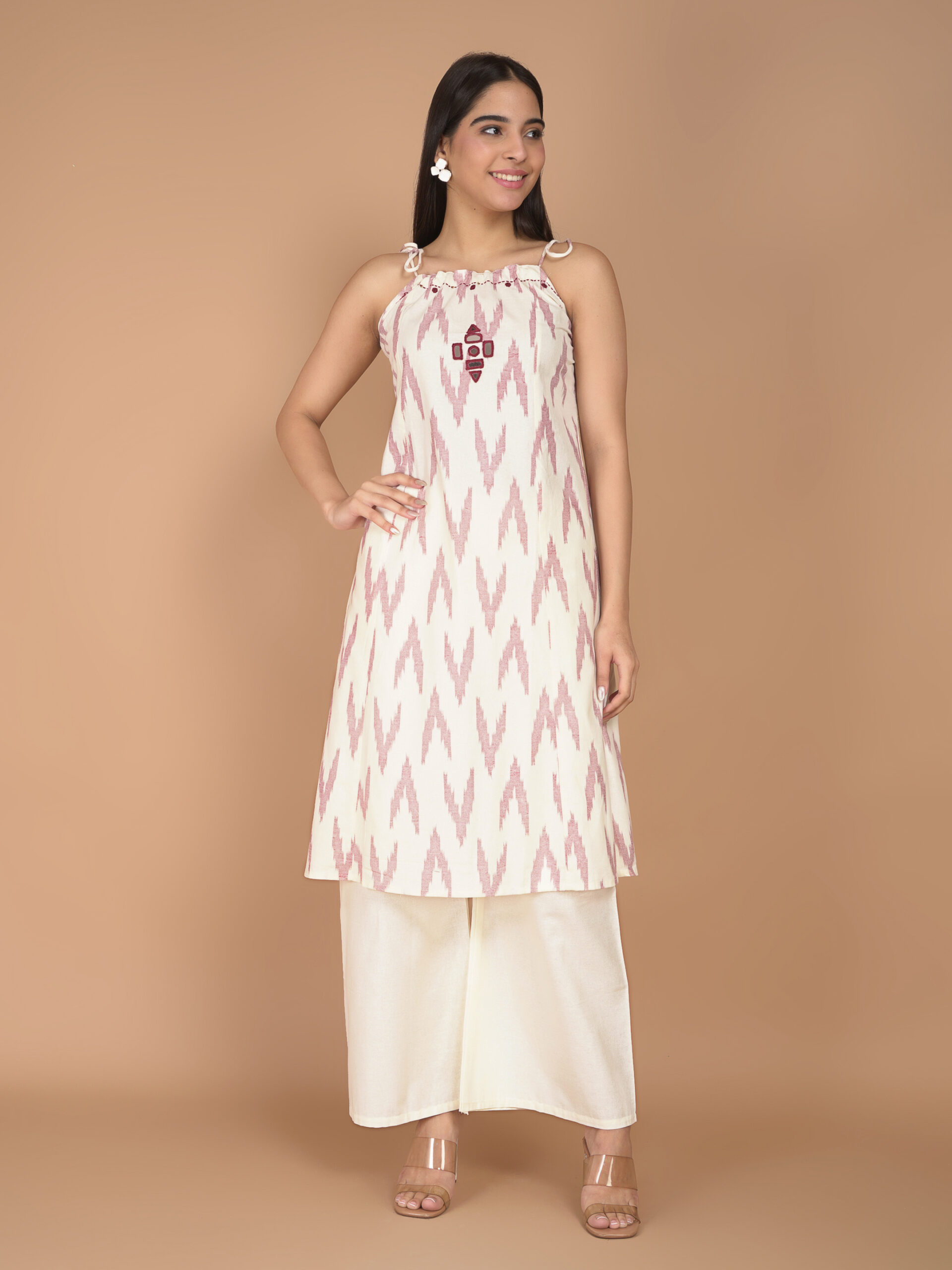 Ikat Tie up Red - Sahee Livings
