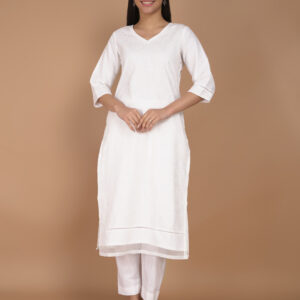 Paisley White Kota Doria - Sahee Livings
