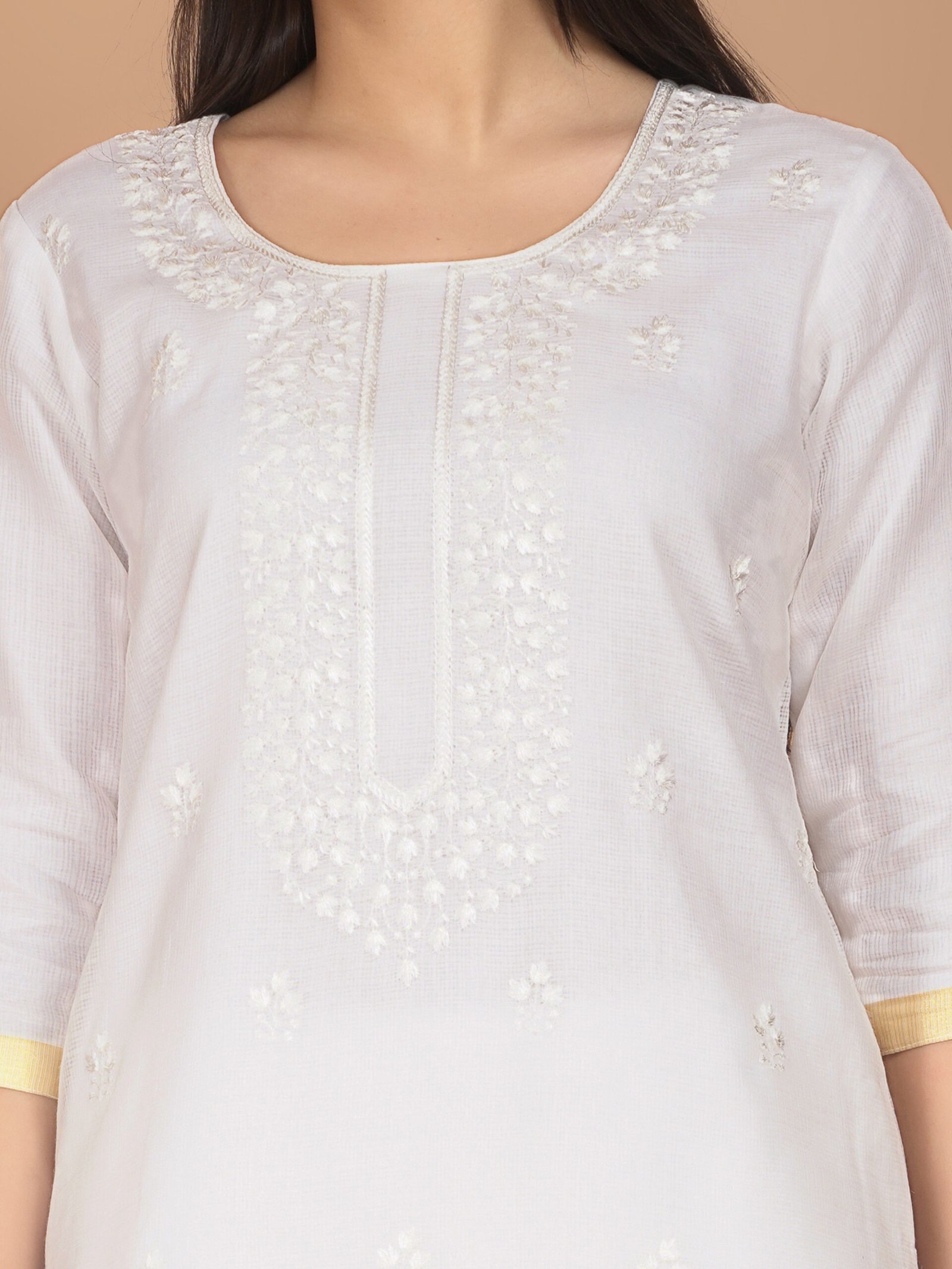Regal White Kota Doria - Sahee Livings
