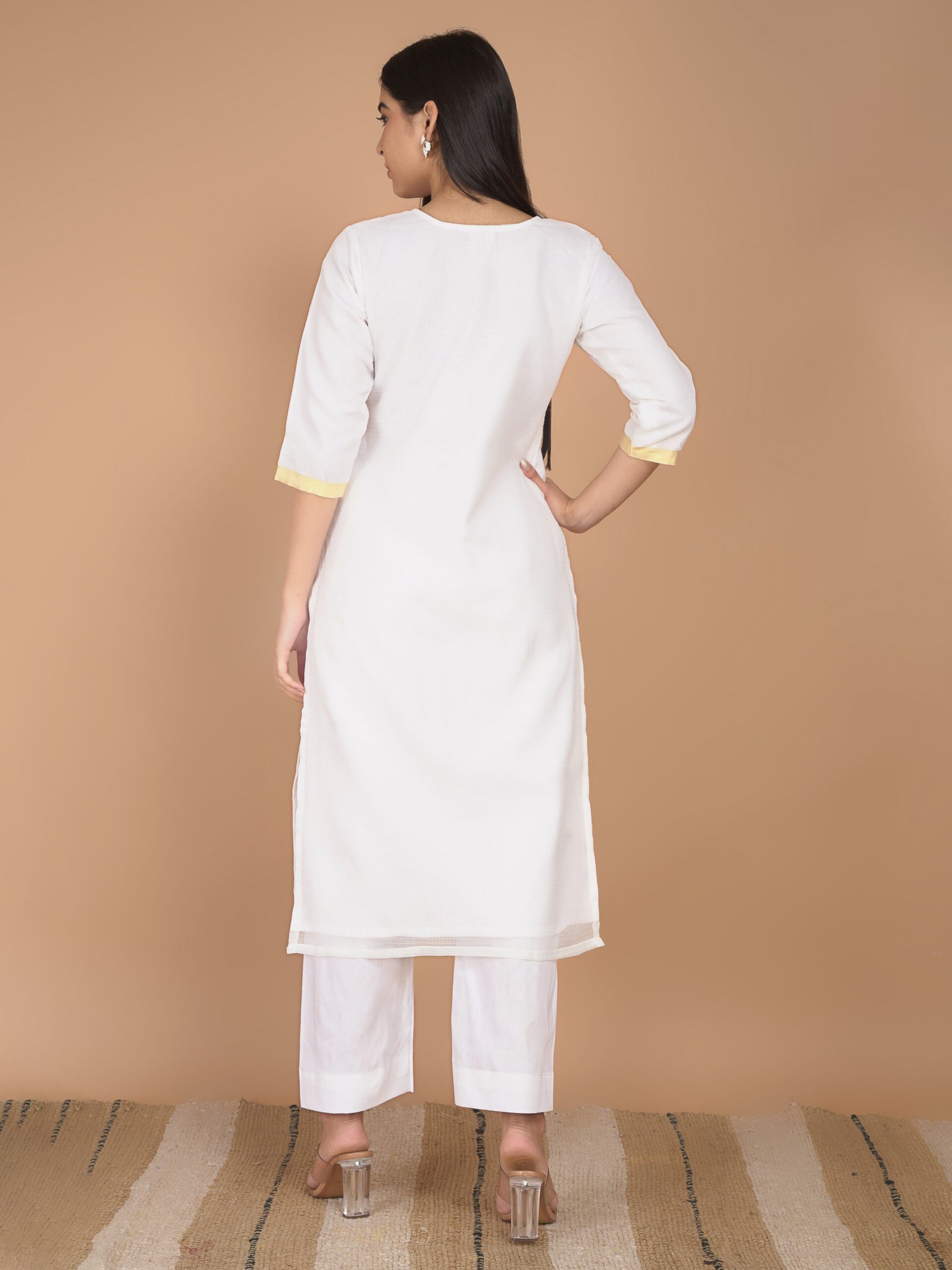 Regal White Kota Doria - Sahee Livings