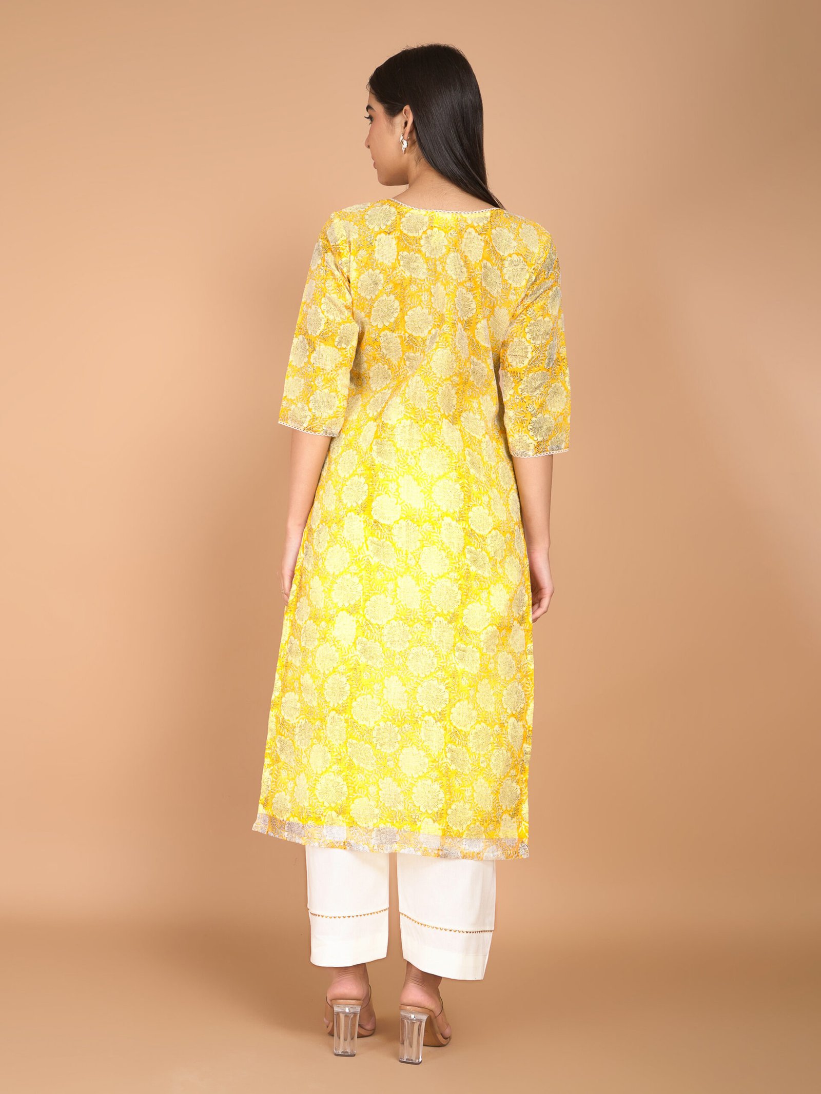 Yellow Lush Kota Doria - Sahee Livings
