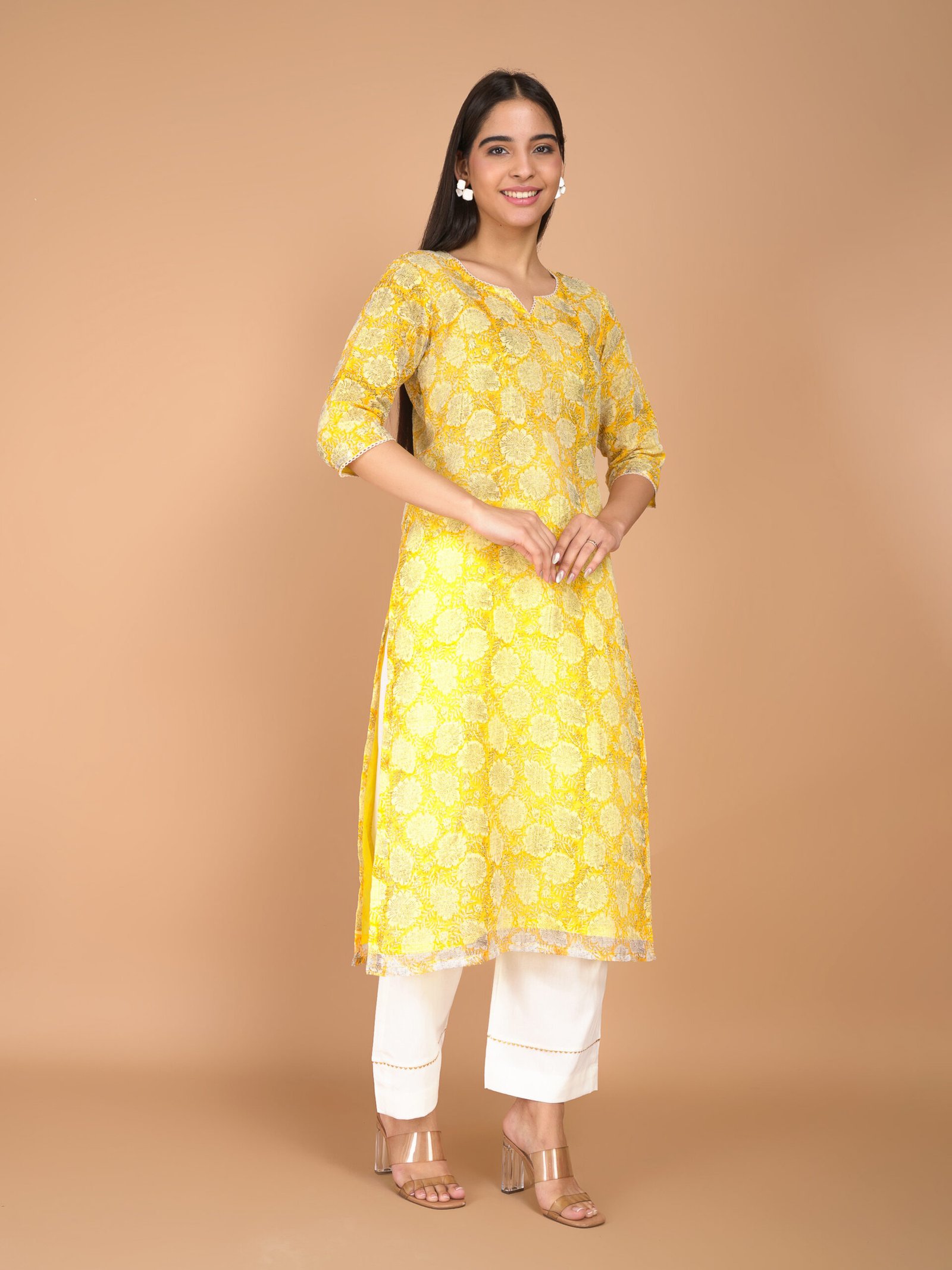 Yellow Lush Kota Doria - Sahee Livings