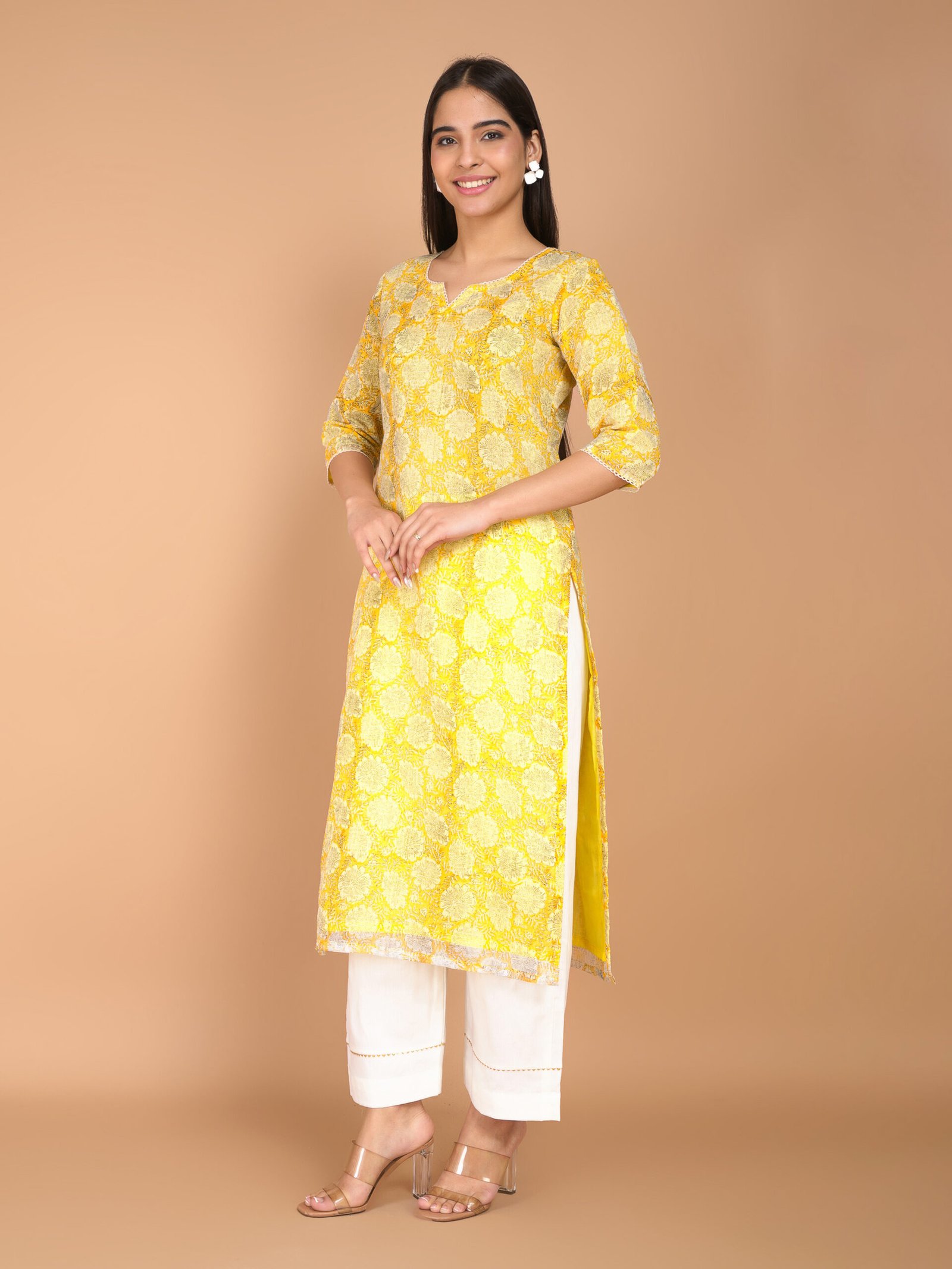Yellow Lush Kota Doria - Sahee Livings