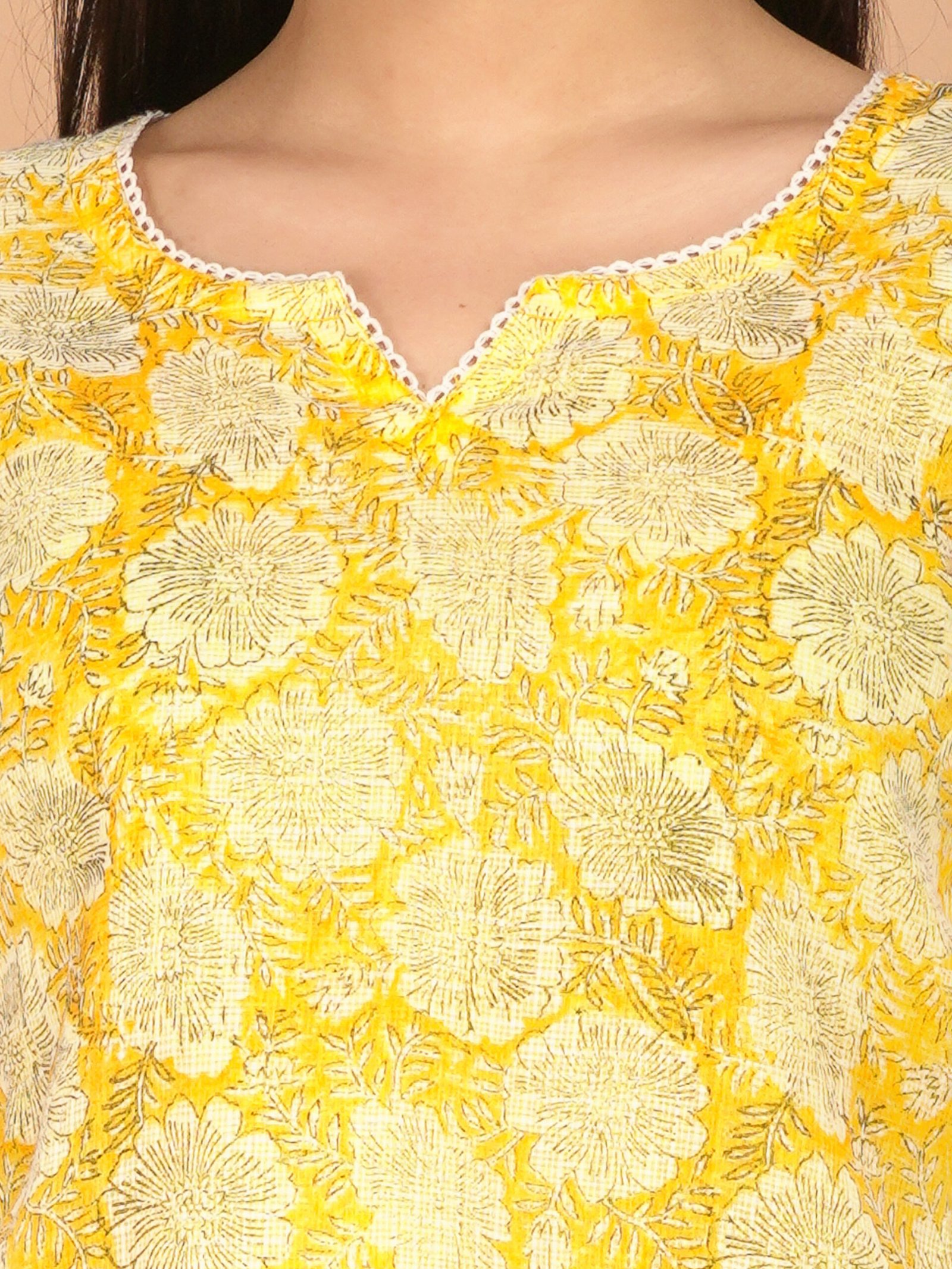 Yellow Lush Kota Doria - Sahee Livings