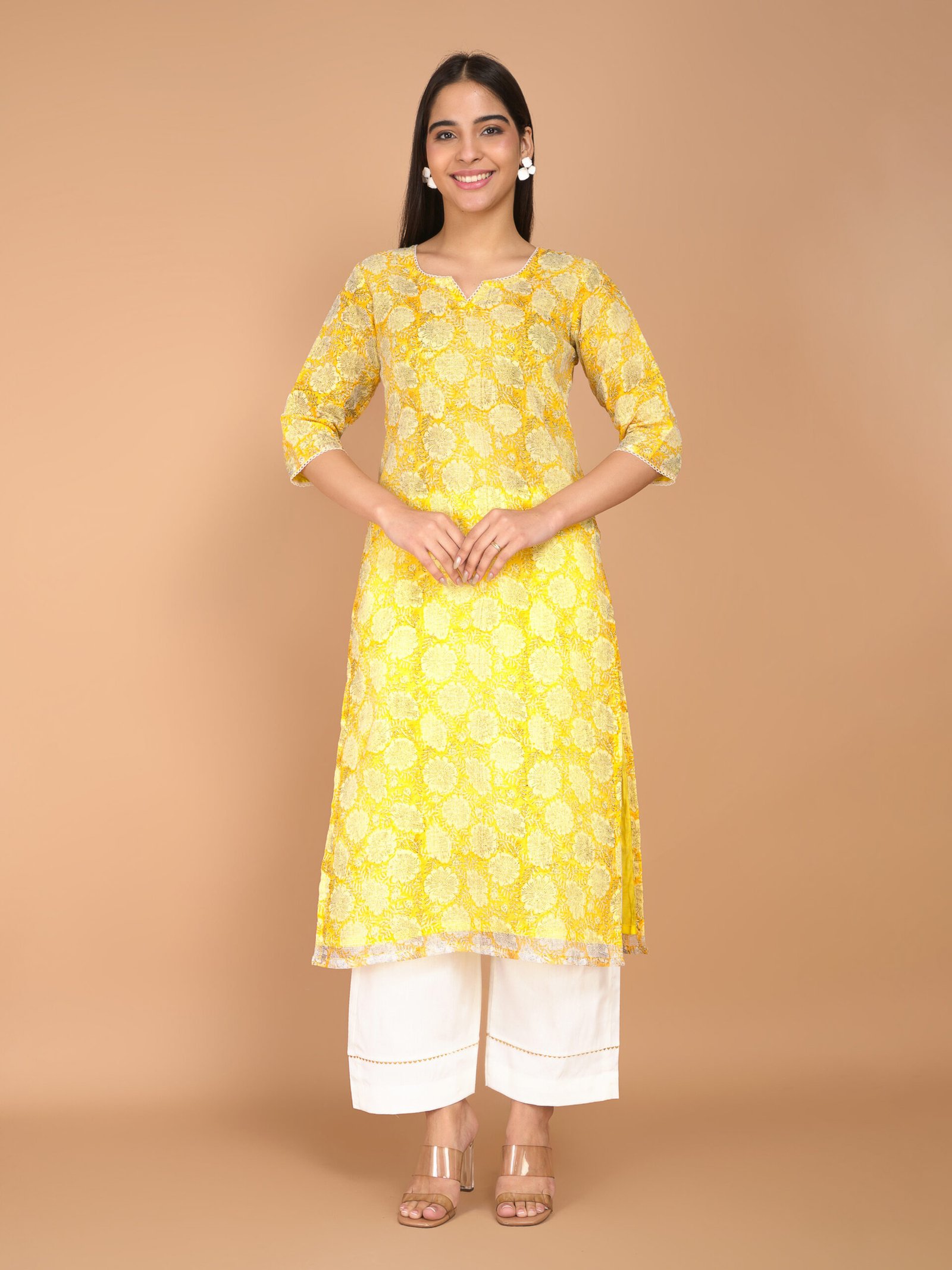 Yellow Lush Kota Doria - Sahee Livings
